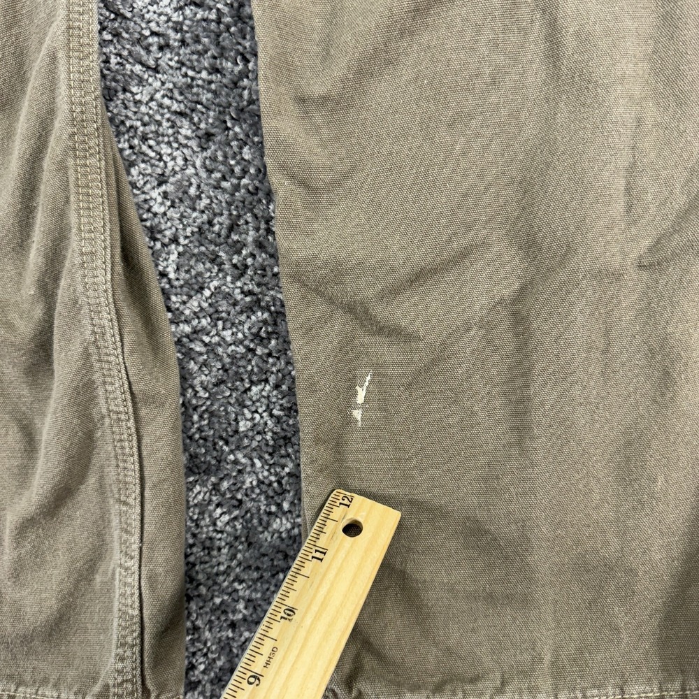 Carhartt Pants Mens 34x32 Brown Loose Original Fit Carpenter Canvas Workwear - Picture 13 of 15